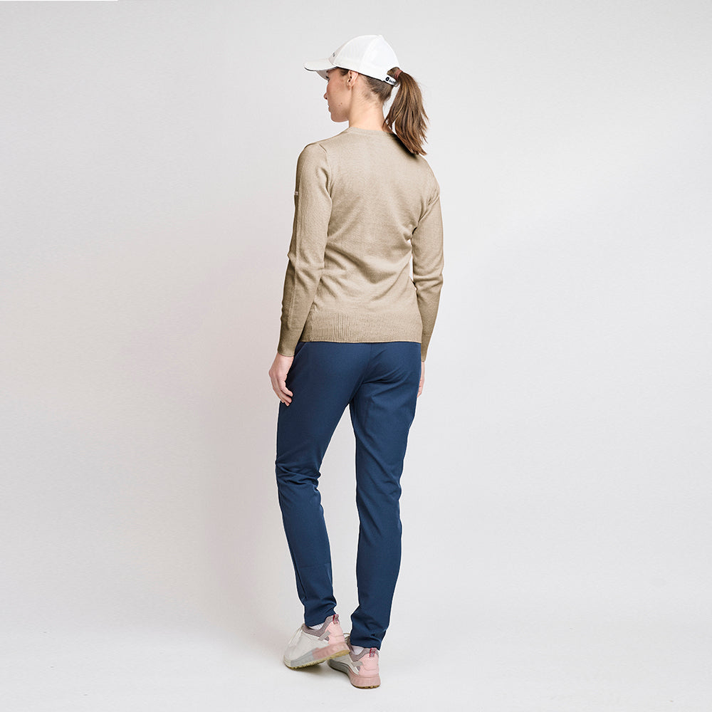 Ladies Organic Casual Sweater, Safari