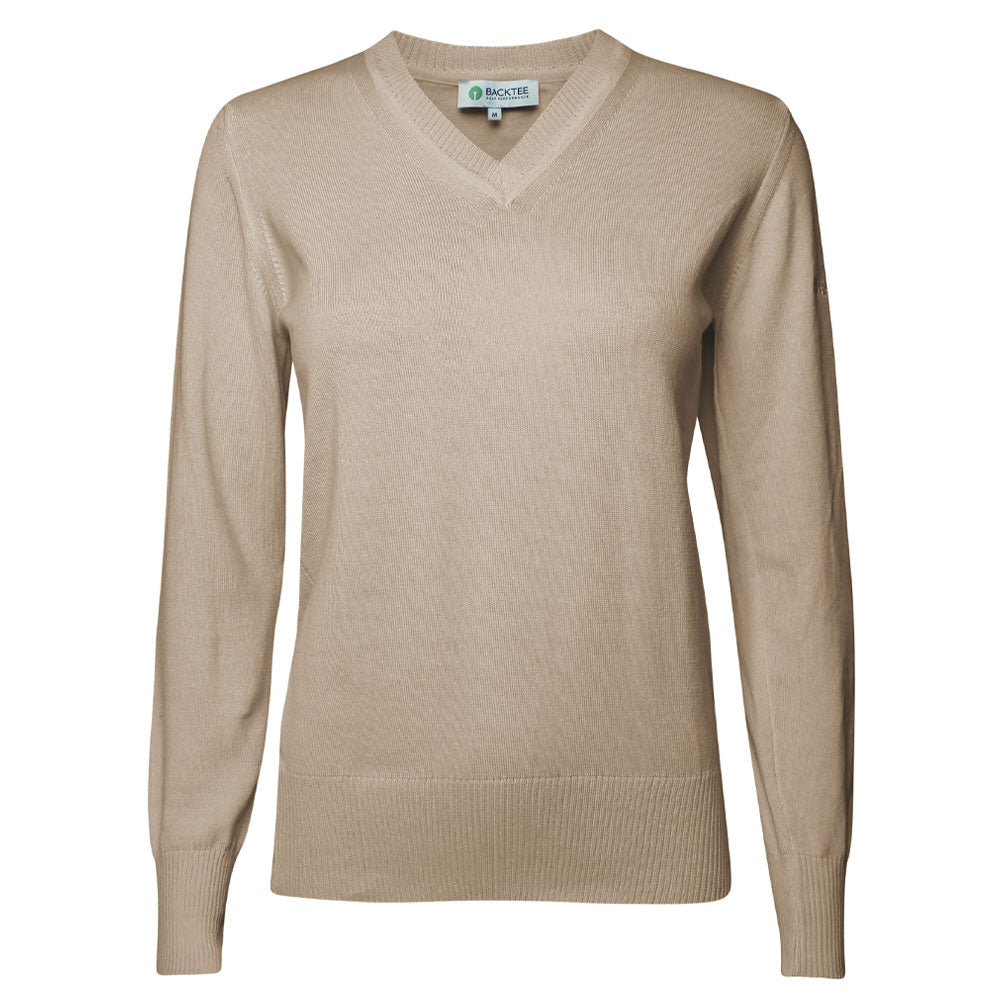 Ladies Organic Casual Sweater, Safari