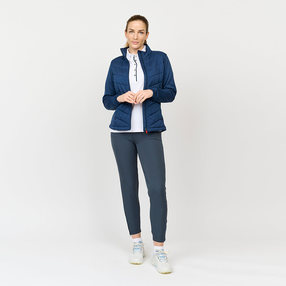 Ladies Hybrid Jacket, Navy