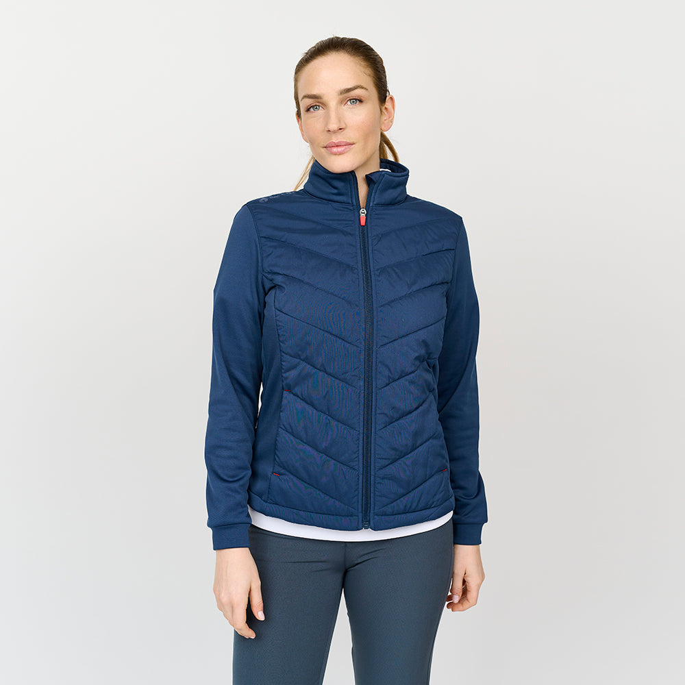 Ladies Hybrid Jacket, Navy