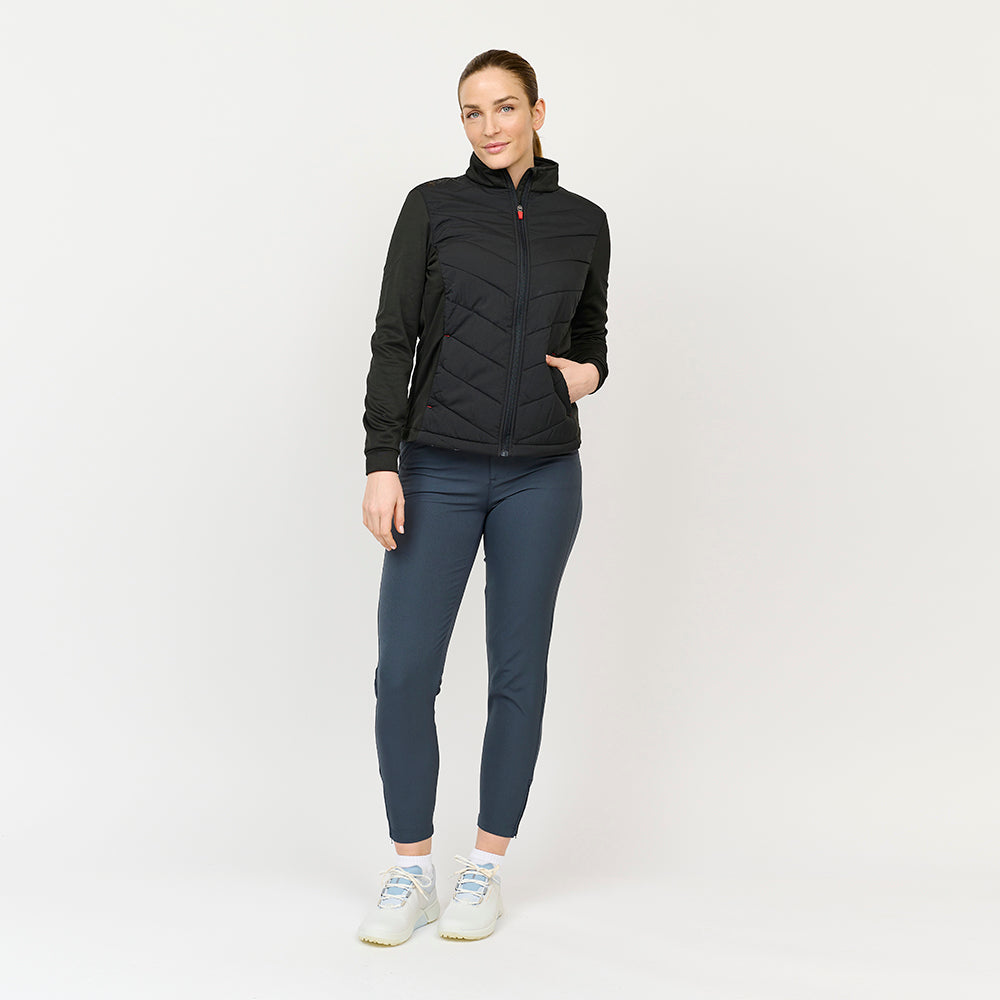 Ladies Hybrid Jacket, Black