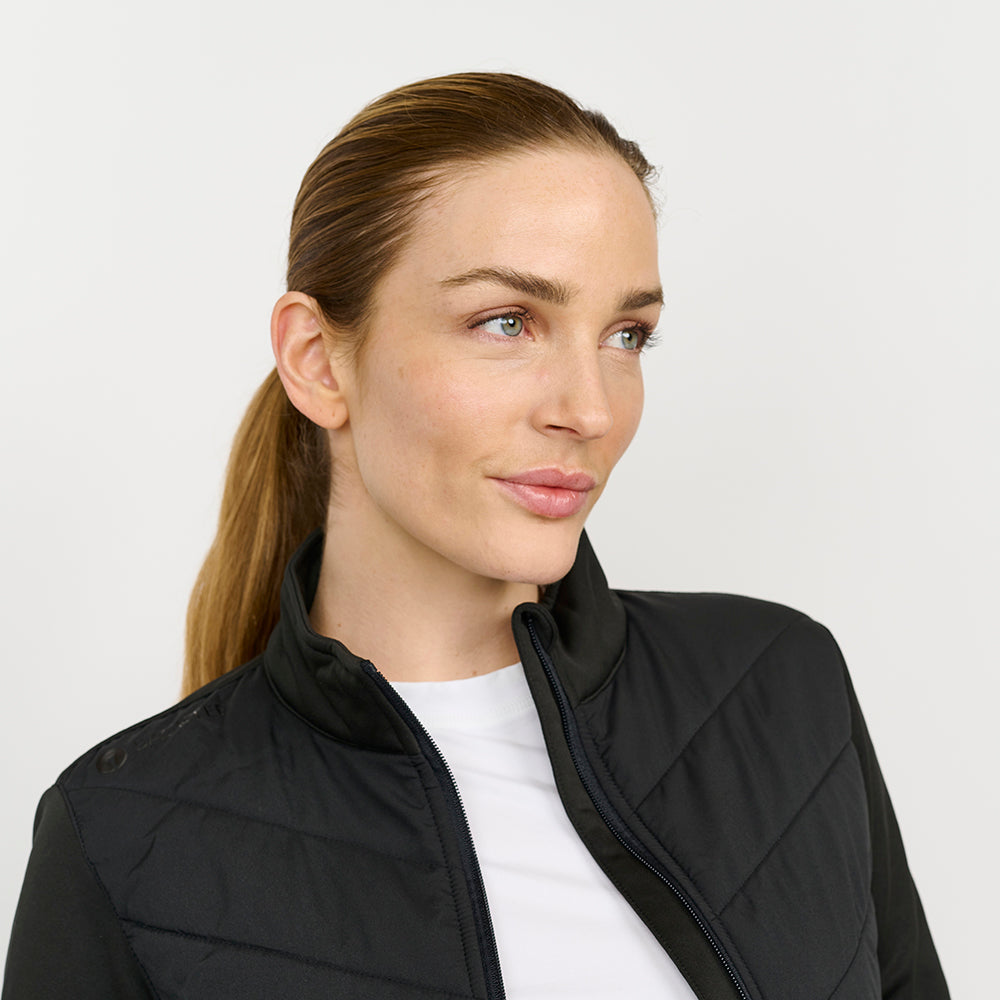 Ladies Hybrid Jacket, Black