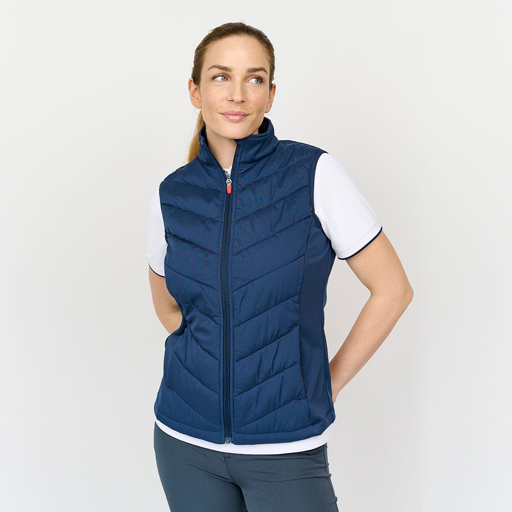 Ladies Hybrid Gilet, Navy