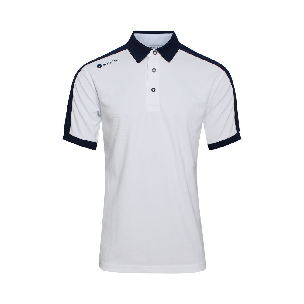 Mens Tournament Polo, White