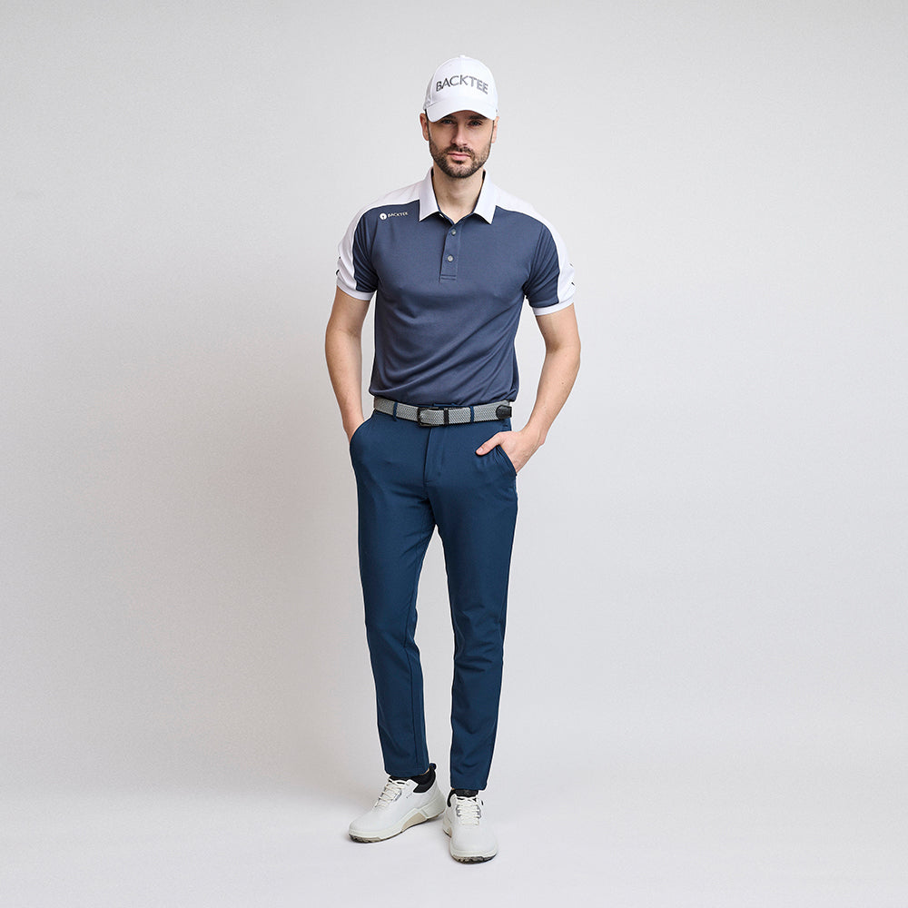 Mens Tournament Polo, Ombre Blue