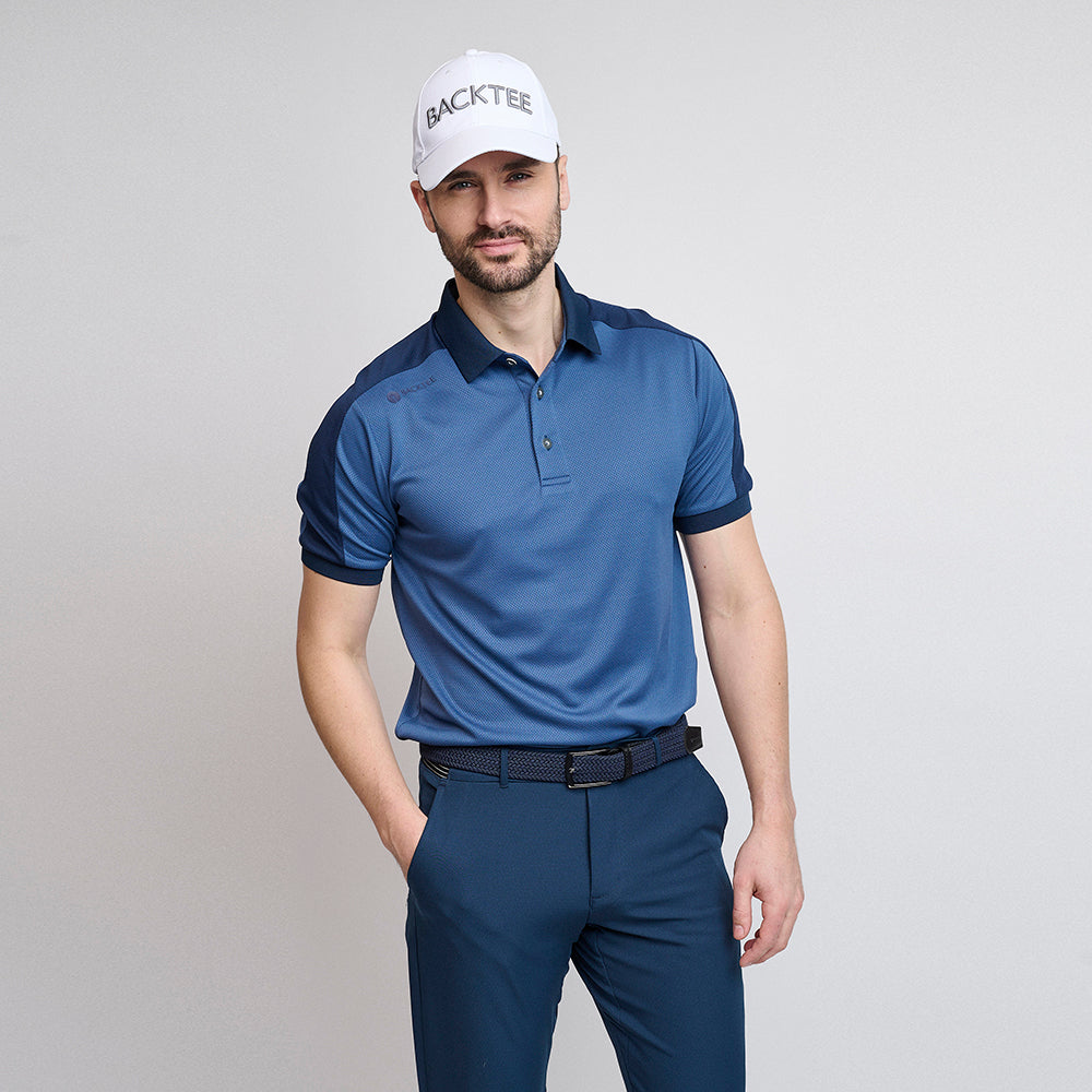 Mens Tournament Polo, Ensign Blue