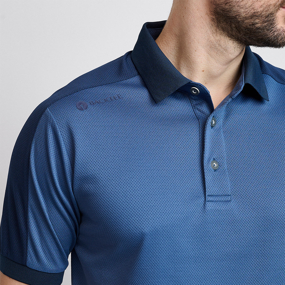 Mens Tournament Polo, Ensign Blue