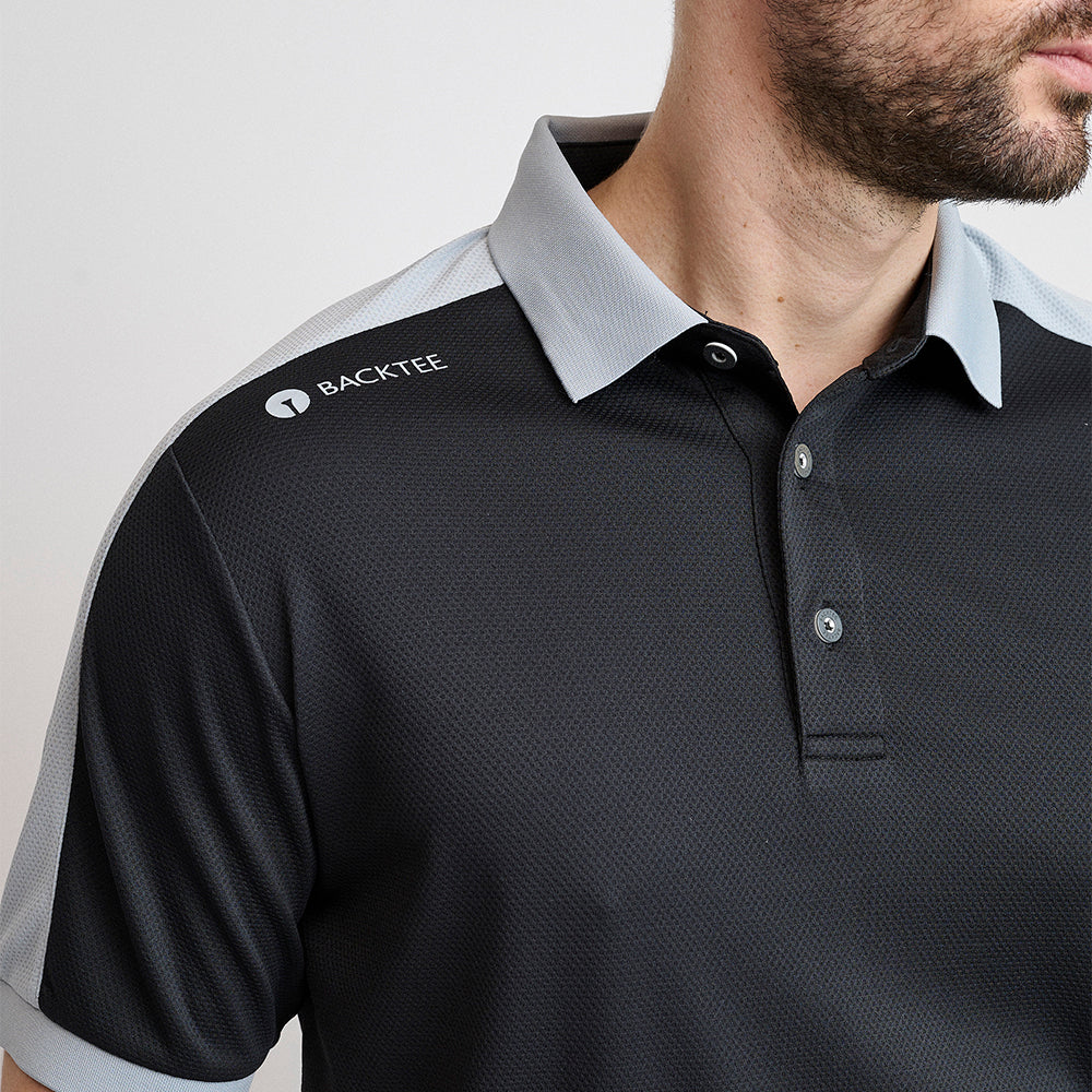 Mens Tournament Polo, Black