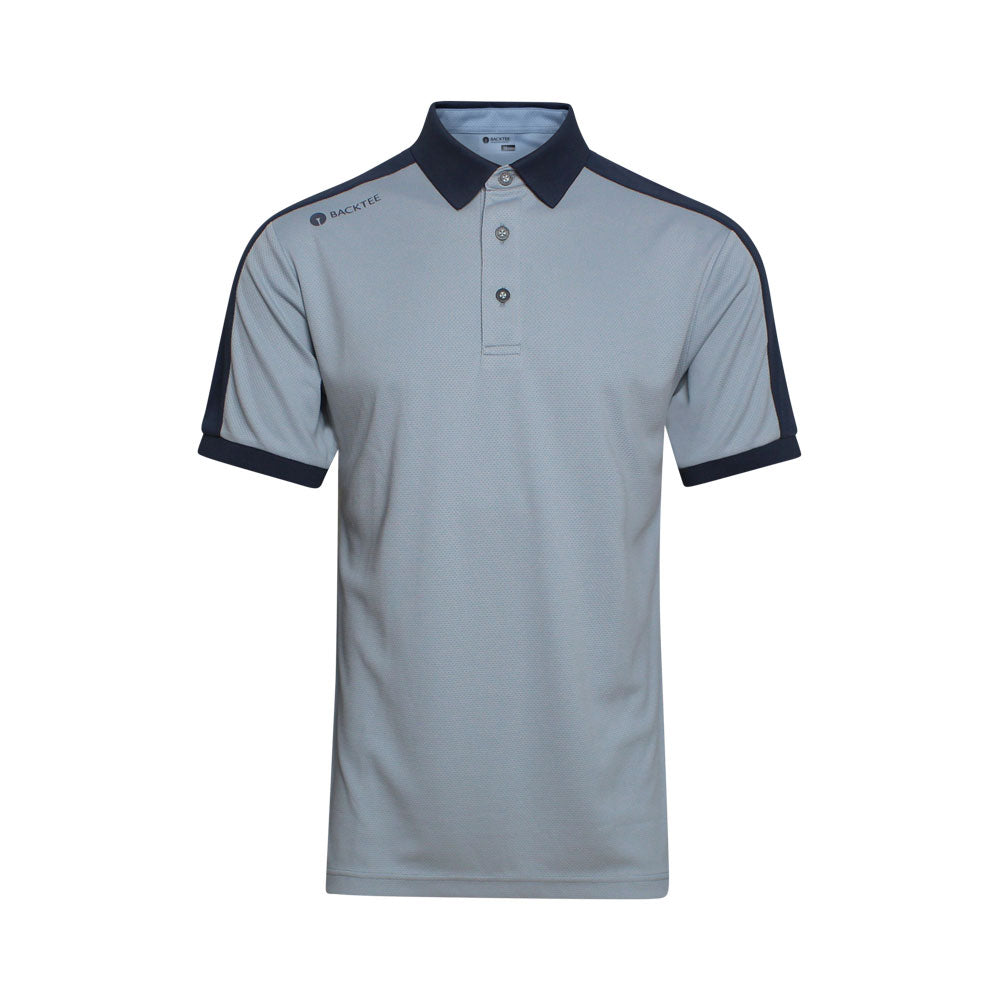 Mens Tournament Polo, Light Grey