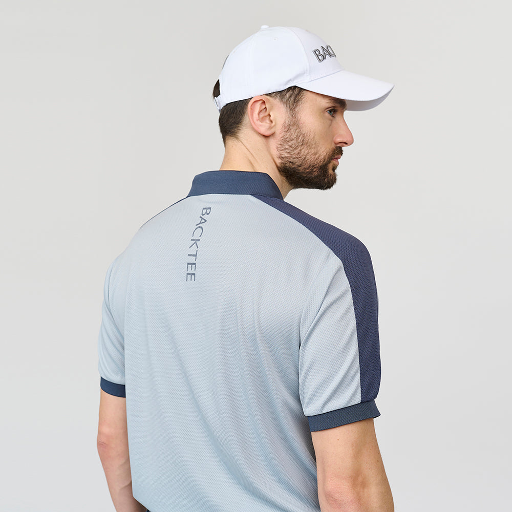 Mens Tournament Polo, Light Grey