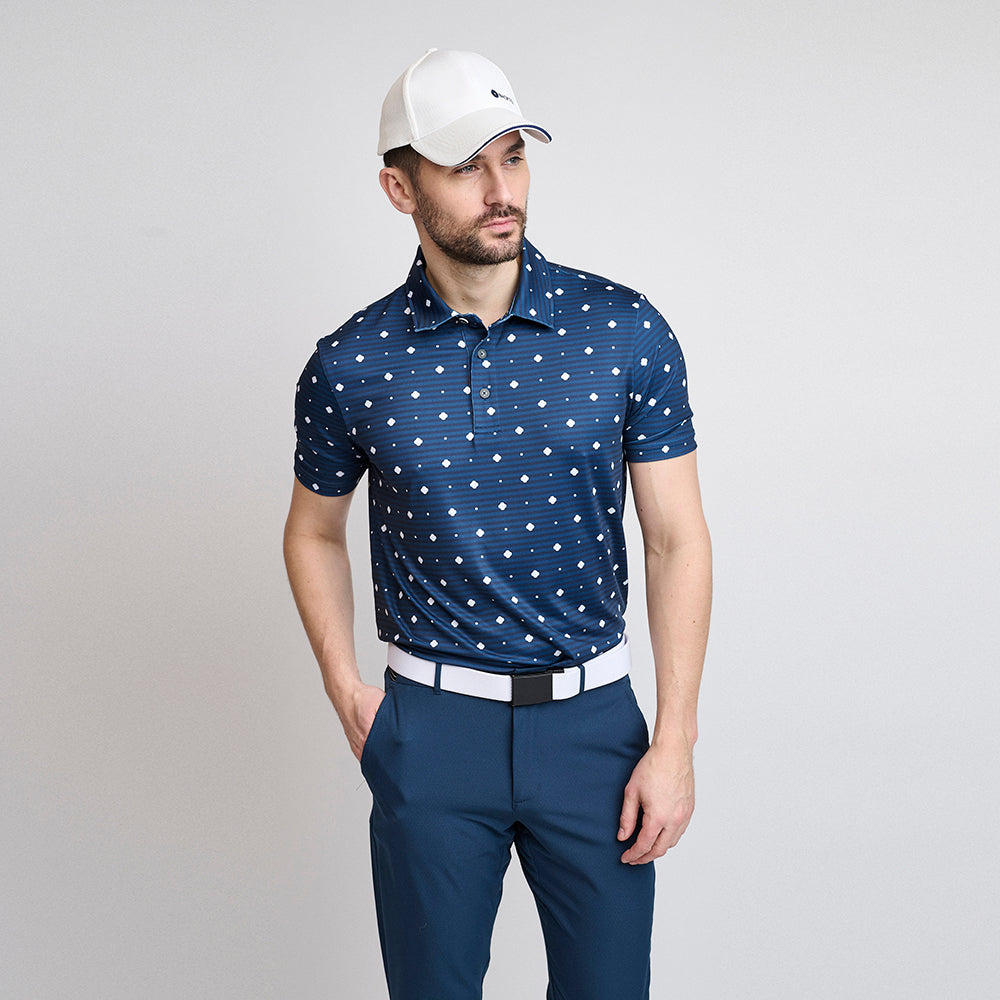 Men's Winner Polo, Navy Blue