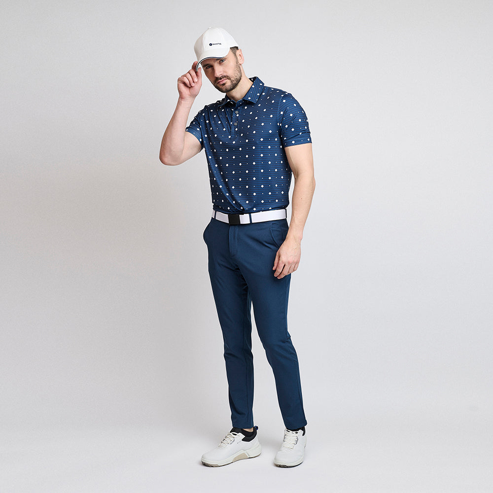 Men's Winner Polo, Navy Blue