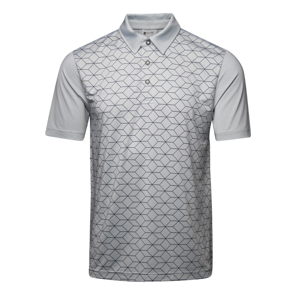 Mens Players Polo, Light Grey