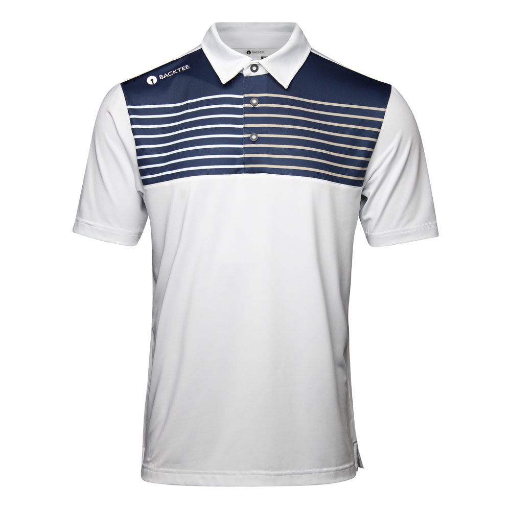 Mens Golf Polo, White