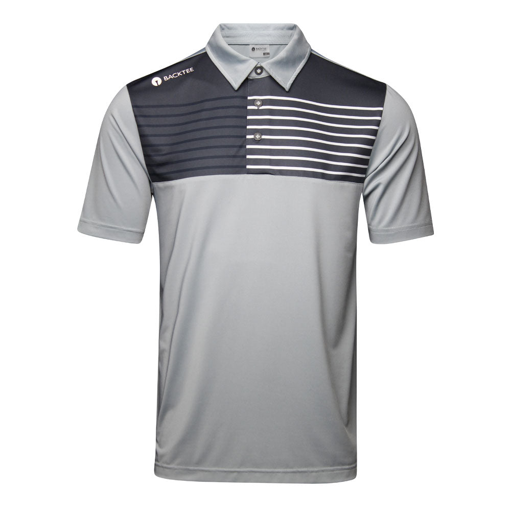 Mens Golf Polo, Light Grey