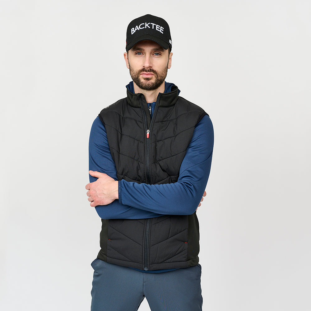 Mens Hybrid Gilet, Black