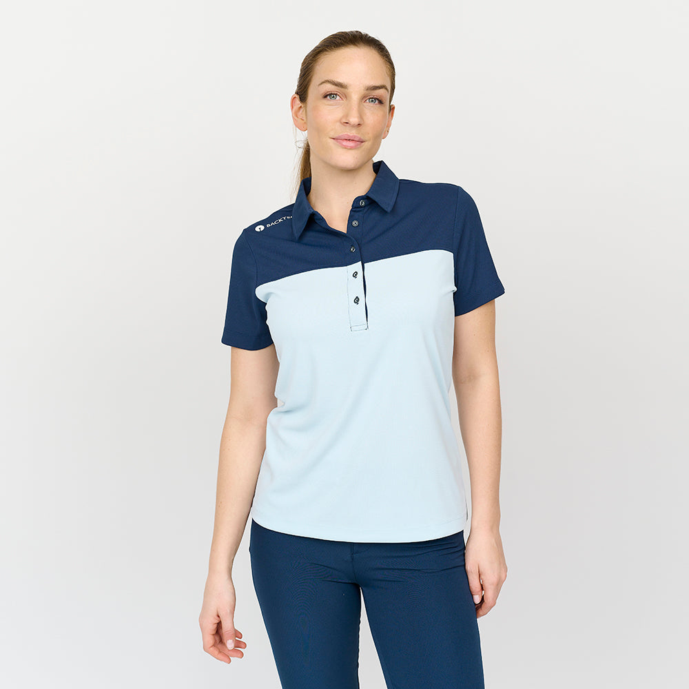 Ladies Tour Polo, Light Blue