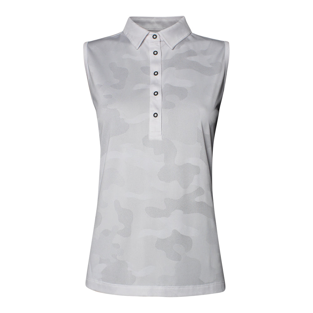 Ladies Camou Top, White