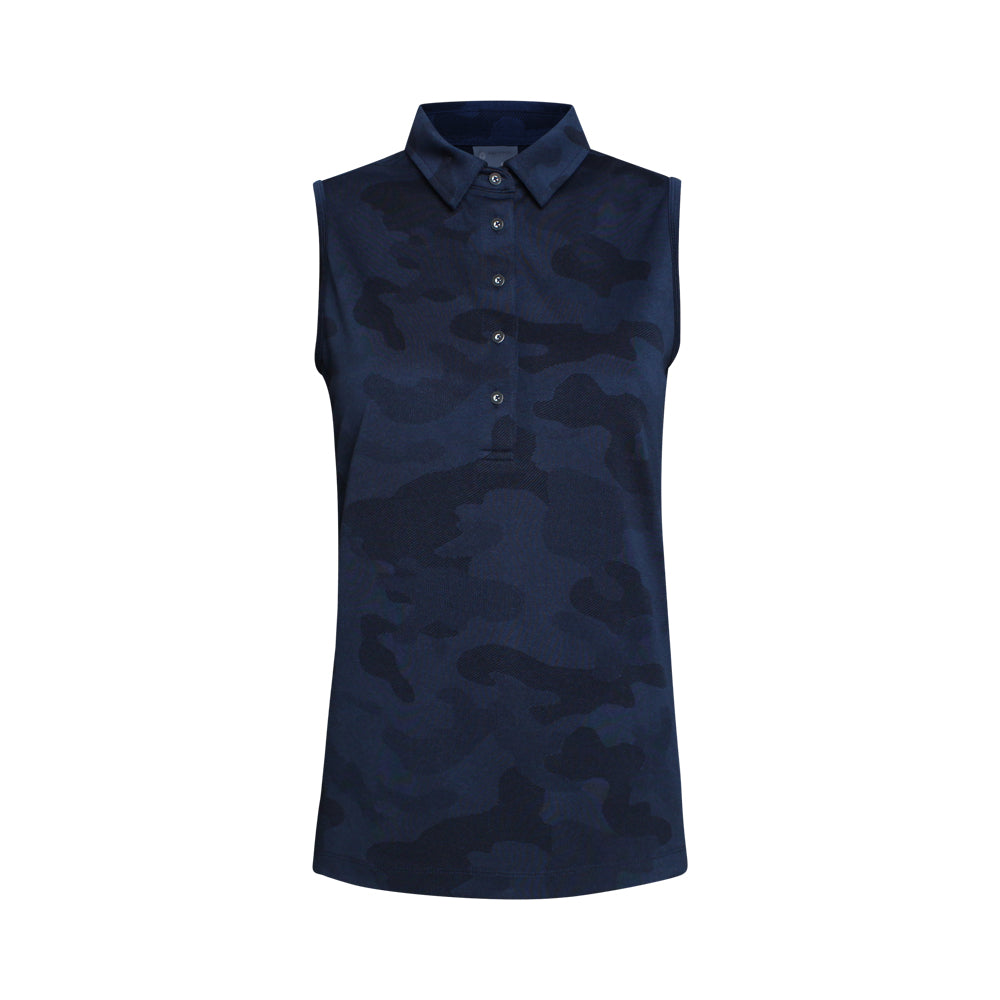 Ladies Camou Top, Navy