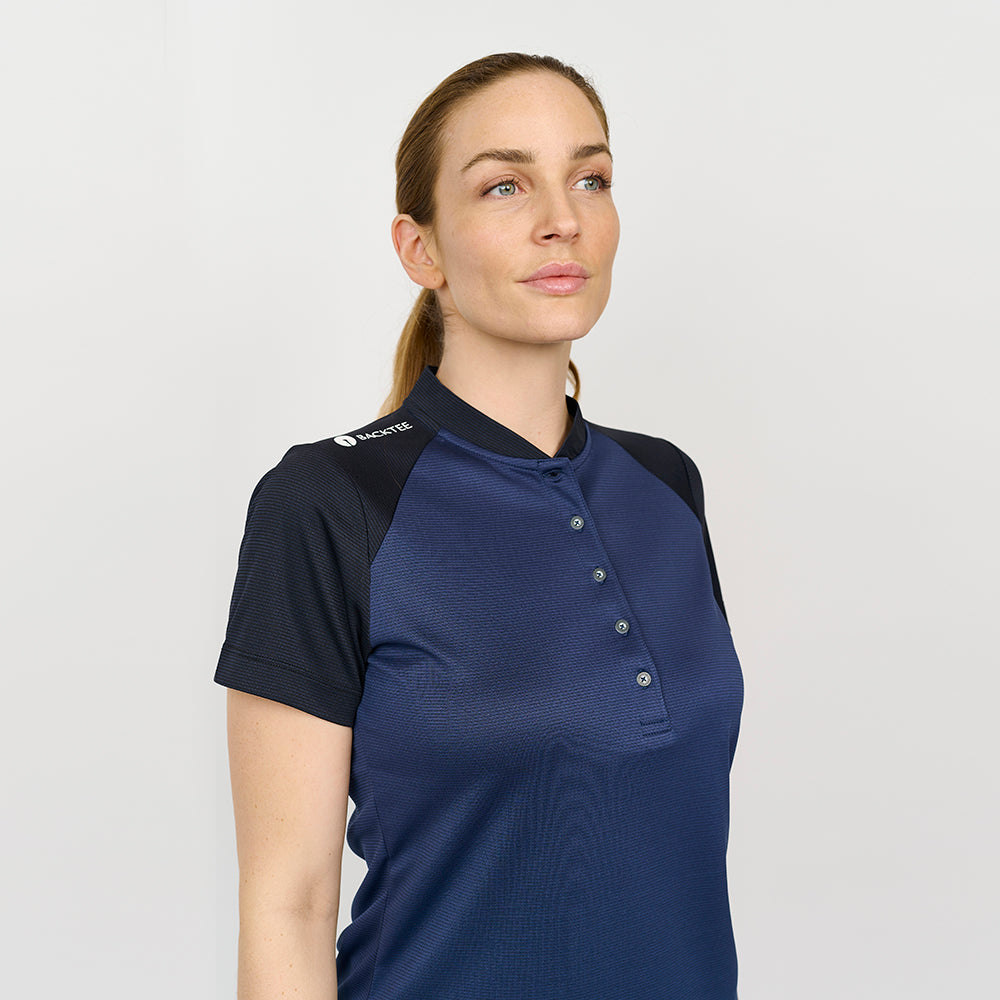 Ladies Bomber Golf Polo, Navy