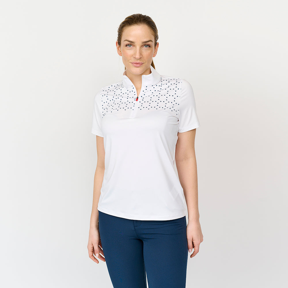 Ladies Icon Polo, White