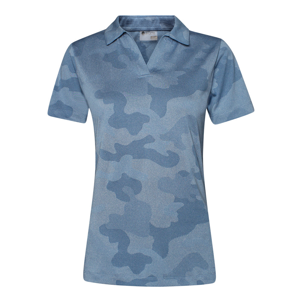 Ladies Camou Polo, Captains Blue