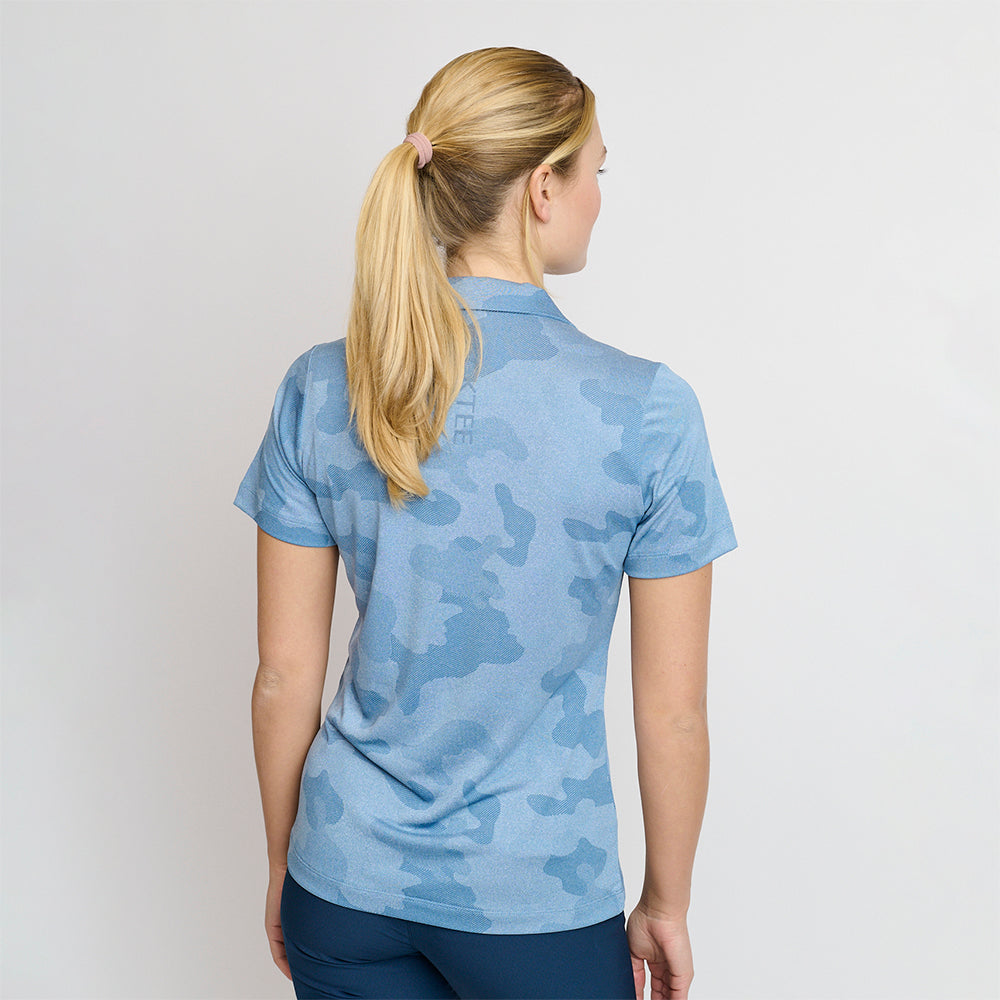 Ladies Camou Polo, Captains Blue