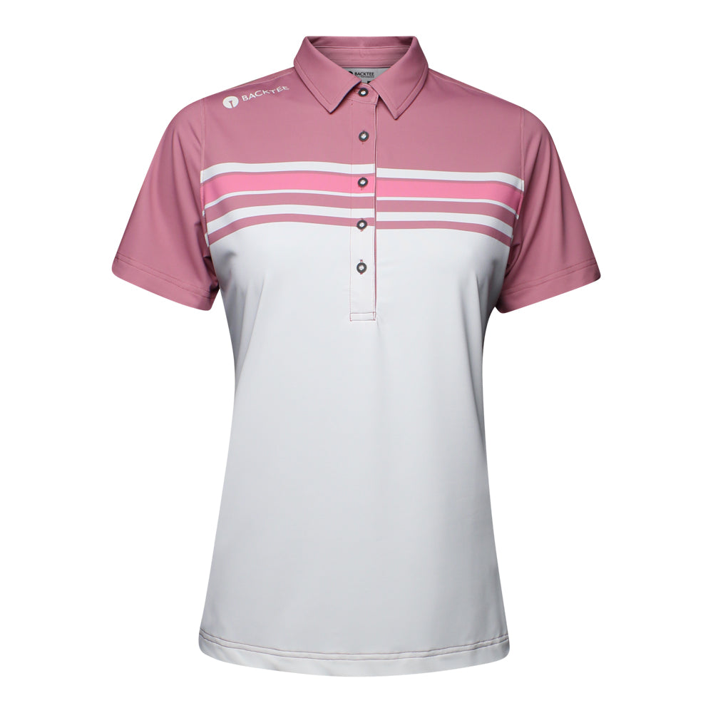 Ladies Vertical Polo, Foxglove