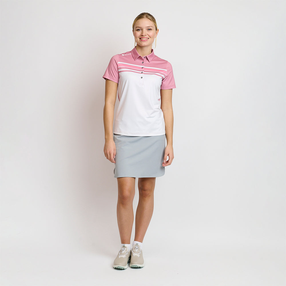 Ladies Vertical Polo, Foxglove