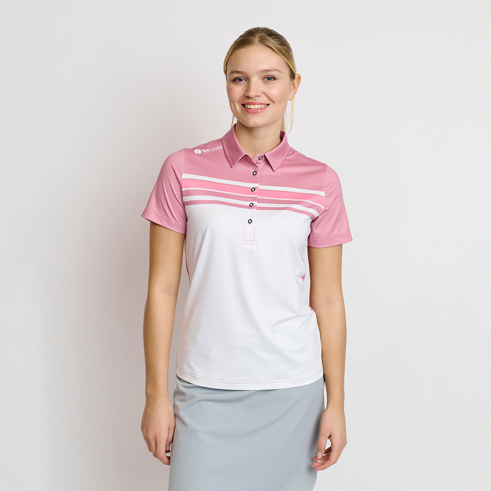 Ladies Vertical Polo, Foxglove