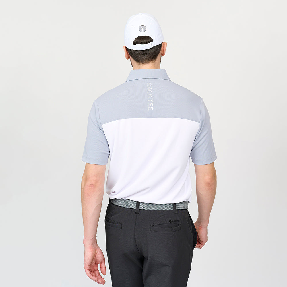 Mens Tour Polo, Light Grey