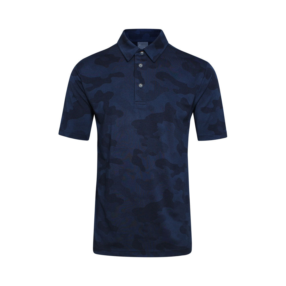 Mens Camou Polo, Navy