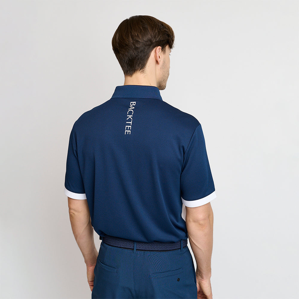 Mens Academy Polo, Navy Blue