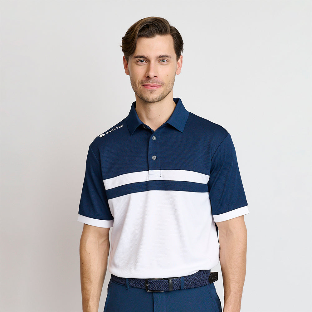 Mens Academy Polo, Navy Blue