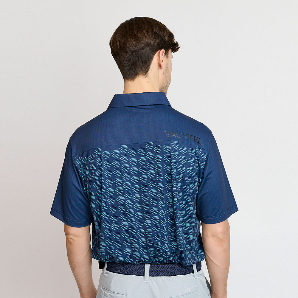 Mens Birdie Polo, Navy Blue