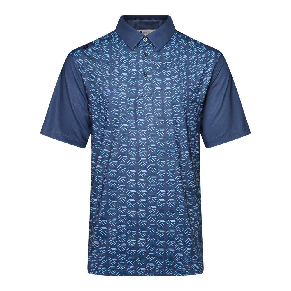 Mens Birdie Polo, Navy Blue