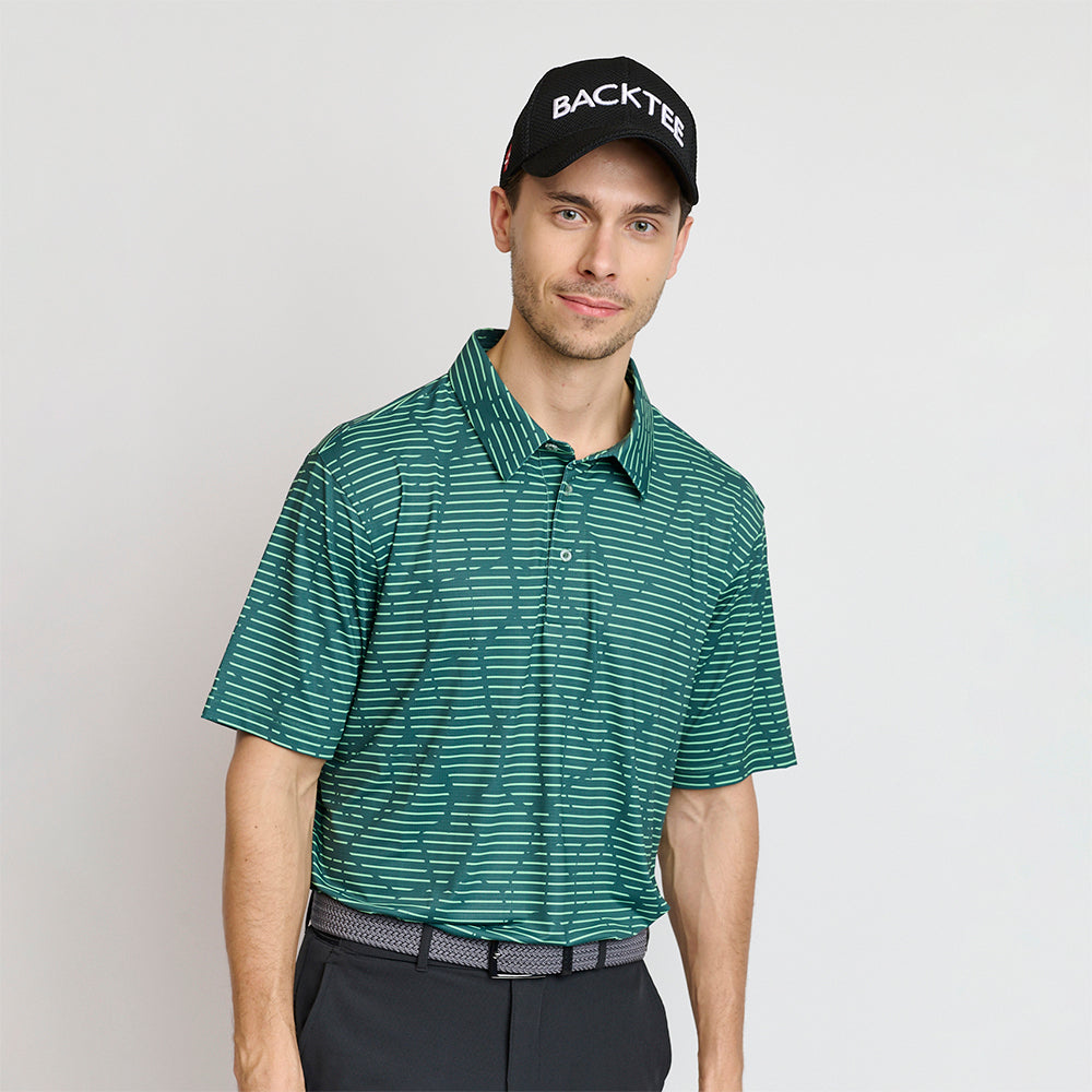 Men's Eagle Polo, Bistro Green