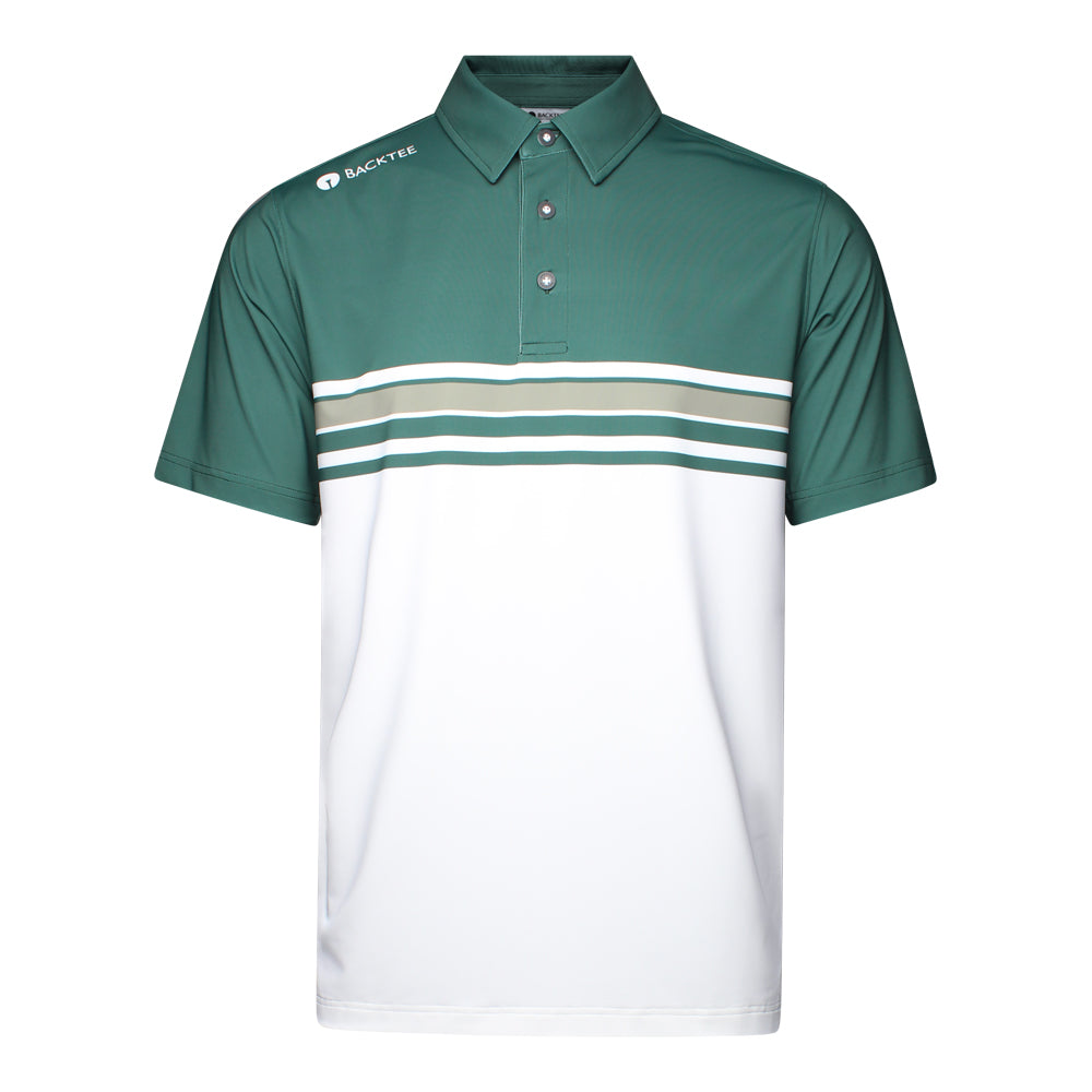 Mens Vertical Polo, Bistro Green