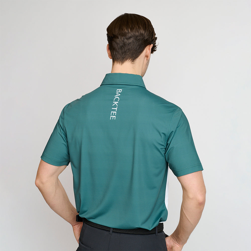 Mens Vertical Polo, Bistro Green