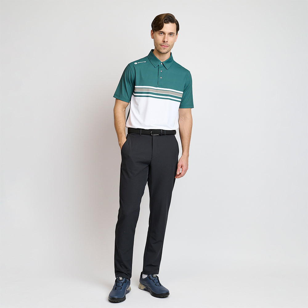 Mens Vertical Polo, Bistro Green