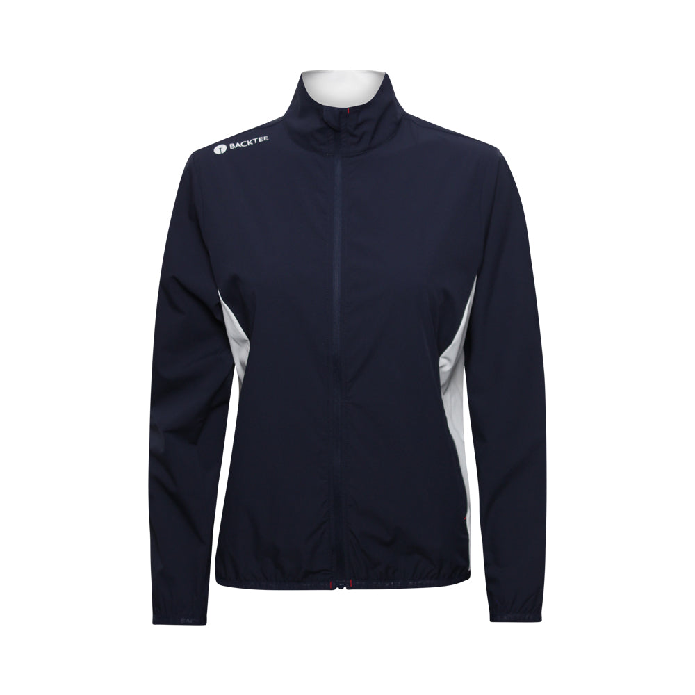 Women's Stretch Windbreaker Jacket, Navy