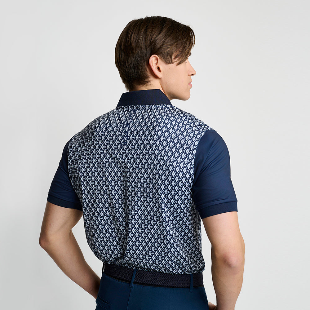 Men's Classic Golf Polo, Navy Blue