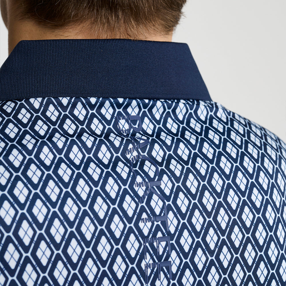 Men's Classic Golf Polo, Navy Blue