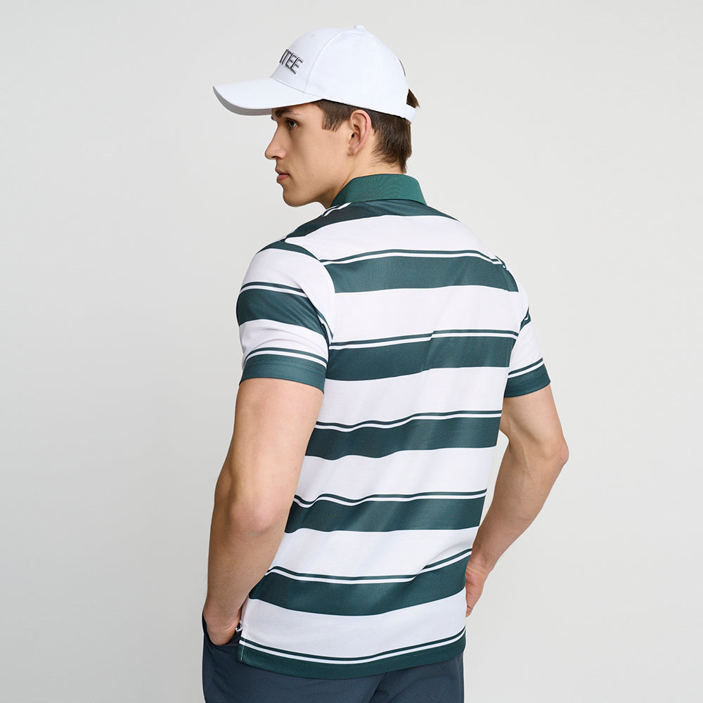 Men's Horizontal Polo, Bistro Green