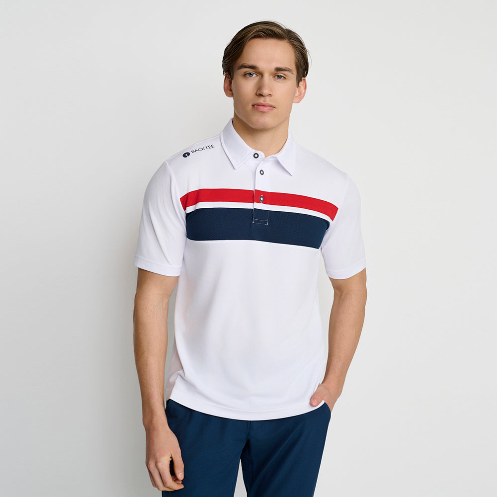 Men's Trophy Polo, White