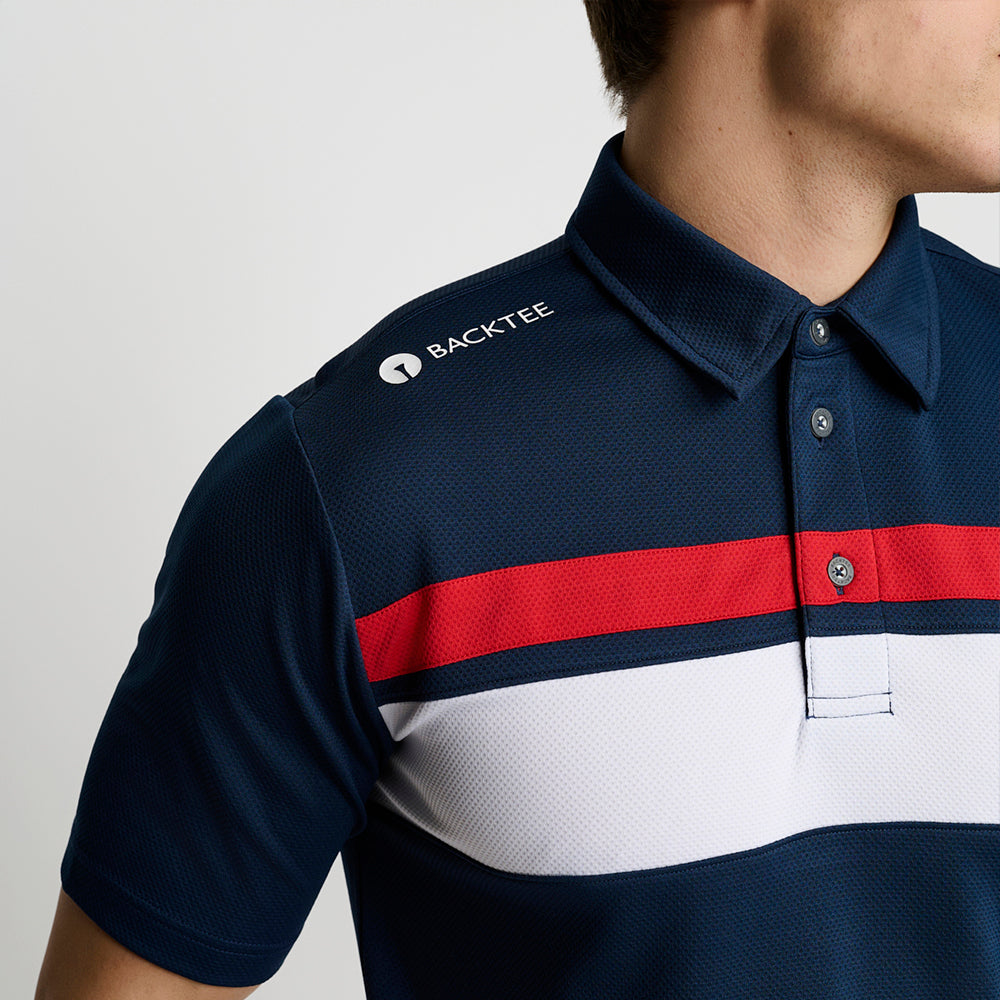 Men's Trophy Polo, Navy Blue