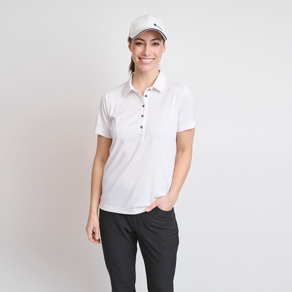 Ladies Performance Polo, White