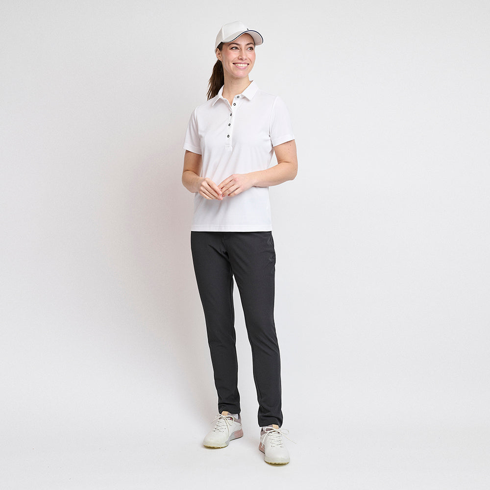 Ladies Performance Polo, White