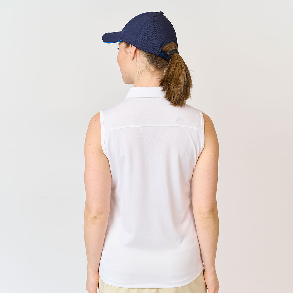 Ladies Performance Polo Top, White