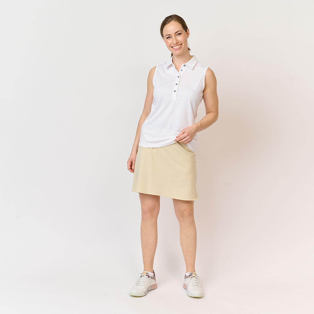 Ladies Performance Polo Top, White